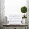 Luxury Cotton Heavyweight Ultra-Plush Hand Towel Set of 4 by Blue Nile Mills - 2 of 4