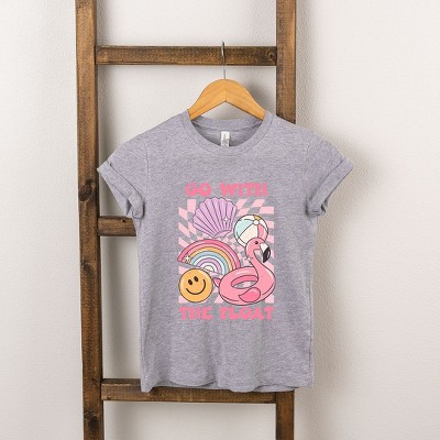 The Juniper Shop Go With The Float Pink Toddler Short Sleeve Tee