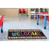 Ashley Productions® The Original Fun Mat™, Mat Runner, 15.5" x 47", Welcome Crayons - 3 of 4