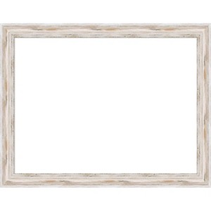 Amanti Art Alexandria White Wash Narrow Framed Dry Erase Magnetic Board - 1 of 4