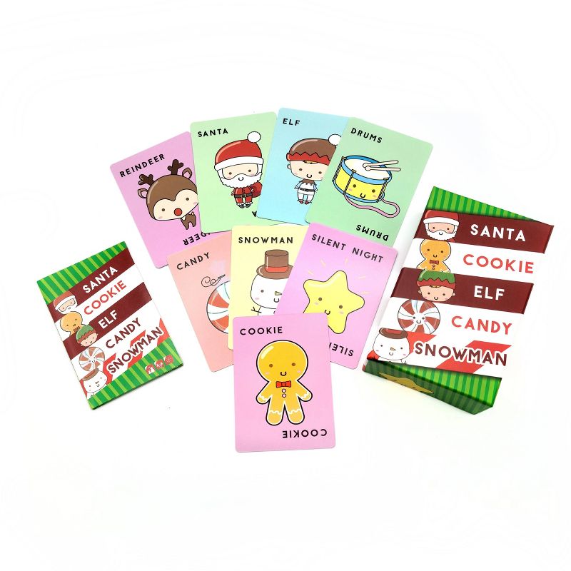 Santa Cookie Elf Candy Snowman Card Game, 3 of 7