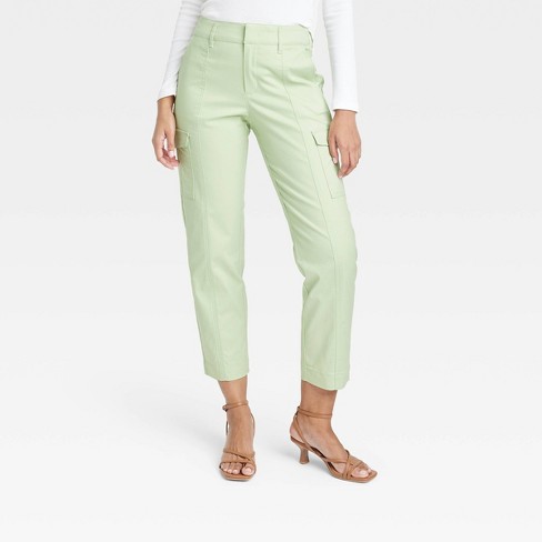 Women's Effortless Chino Cargo Pants - A New Day™ Tan 16 : Target