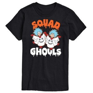Men's - Dr. Seuss - Squad Ghouls Thing 1 and Thing 2 Short Sleeve Graphic T-Shirt - 1 of 4