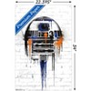 Trends International Star Wars: Saga - Droid Black And Orange Unframed Wall Poster Prints - 3 of 4