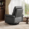 Manual Recliner Chair for Adults, with Padded Armrests, Modern Upholstered Reclining Chair for Living Room or Nursery - 2 of 4