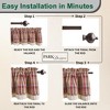 Park Designs Gatlin Lined Layered Valance 72"X16" - 4 of 4