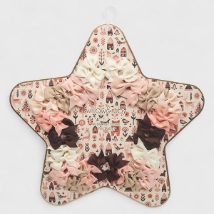Willow & Ruby 40-Pack Autumn Star Themed Baby Hair Bow Set -  Assorted Baby Bows for 0-12 Months, Colorful Clips for Infants, Girl, 40pcs - 1 of 4