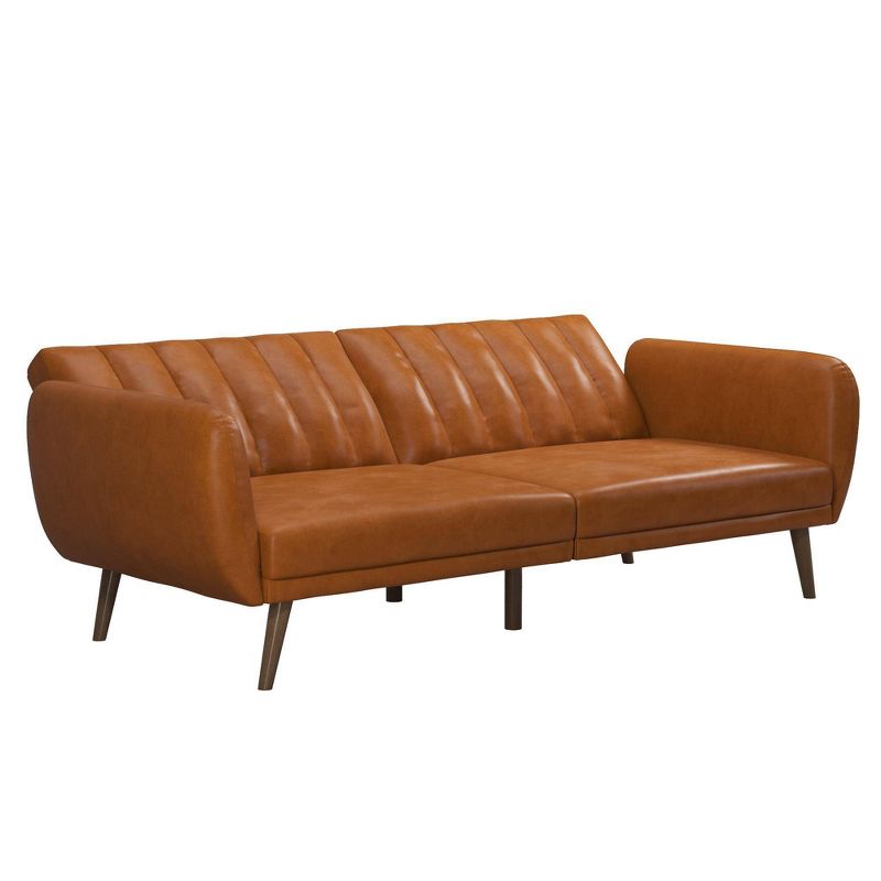 Brittany Futon Convertible Sofa Faux Leather - Novogratz, 6 of 13