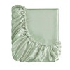 Sapphtopaz Luxury Satin Comforter Set, Bedding Set Fitted Sheet Set with 1 Flat Sheet,1 Fitted Sheet,2 Pillowcase, Machine Washable - 3 of 4