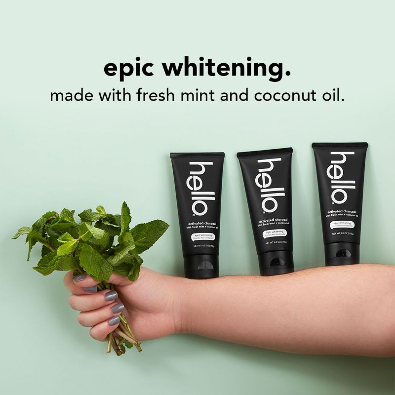 hello Activated Charcoal Whitening Toothpaste, 6 of 22