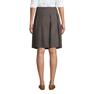 Lands' End School Uniform Women's Box Pleat Skirt Top Of Knee 8