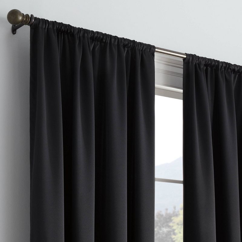 Solid Thermapanel Room Darkening Curtain Panel - Eclipse, 3 of 14