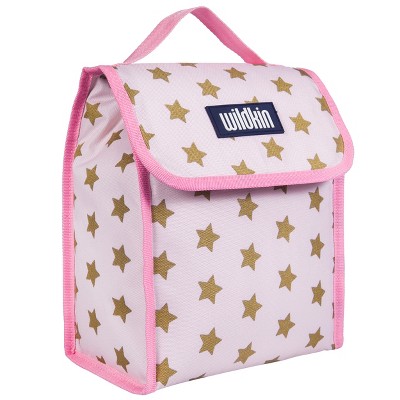 Wildkin Kids Insulated Lunch Box Bag (pink And Gold Stars) : Target