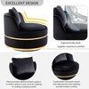CAVINAS 360° Swivel Chair Accent Chair with Velvet Upholstery for Living Room,Luxury Oversized Accent Chair with Back,Living Room Furniture - 2 of 4
