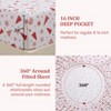 4 Piece Christmas Flannel Sheets, 100% Cotton Printed Bed Sheet Set, Soft Brushed Flannel, 16 Inches Deep Pocket Winter Warm Sheets - 4 of 4