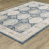 Captiv8e Designs Clara Textural Distressed Traditional Navy/Ivory Rug - 2 of 4
