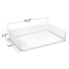 Sorbus 9.4" x 12.5" Plastic Paper Organizer - Stores mail, folders, printer paper, and more. - 4 of 4