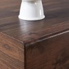 GlasFlength Rectangular Coffee Table, Modern and Stylish Design, Suitable for Living Room, Patio, Bedroom, Brown, 43.3"*21.6"*17.2" - 2 of 4