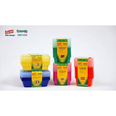 Glad Take-Aways Crayola Containers BTS Special Purchase Collection