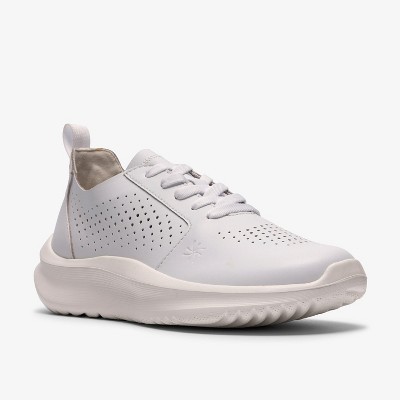 Обувь Clarks Cloudsteppers Womens Solevana Style White Leather Shoes 9 Medium — фото 5
