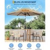7.5 FT Outdoor Patio Umbrella, Table Market Umbrella, 6 Sturdy Ribs UV Protection Waterproof for Garden, Deck, Backyard, Pool - 4 of 4