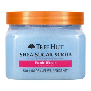 Tree Hut Exotic Bloom Shea Sugar Floral Body Scrub - 18oz - 1 of 4