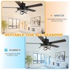 Bella Depot 52" Modern Silver Ceiling Fan - image 4 of 4