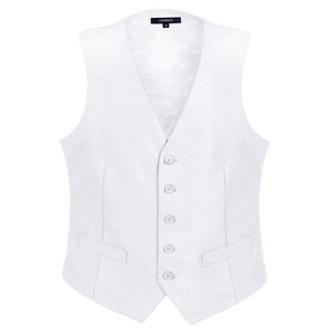 Gioberti Men's Formal Suit Vest Fit for Business or Casual Dress - 1 of 2