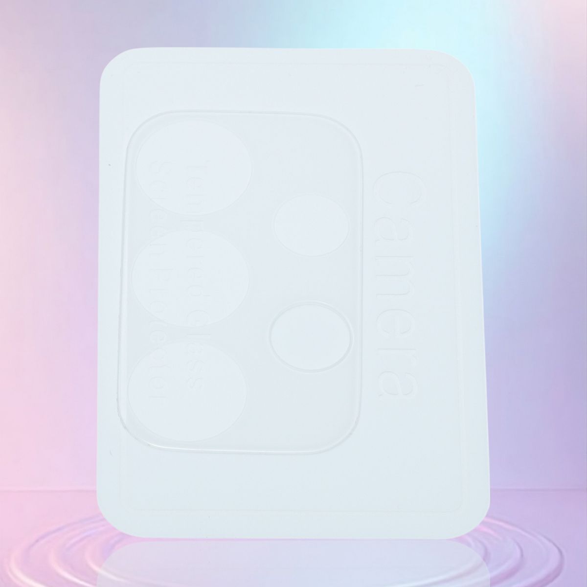 Unique Bargains Phone Lens Cover 9H Glossy Camera Lens Protector Glass Clear - thumbnail 2