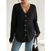 Coolmee Women's Maternity Oversized Cardigan Sweaters Causal Chunky Knit Long Sleeve V Neck Button Down Fall Winter Outfits - 2 of 4