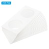 Unique Bargains Transparent Window Paper Coin Storage Organizing Protective Coin Holder 100 Pcs - 3 of 4