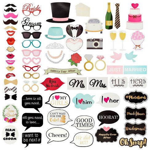 Bachelorette party deals photo booth props