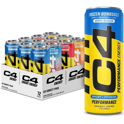 Cellucor C4 Performance & Smart Energy Drink, Variety Pack - 12 Fl Oz (Pack of 12)
