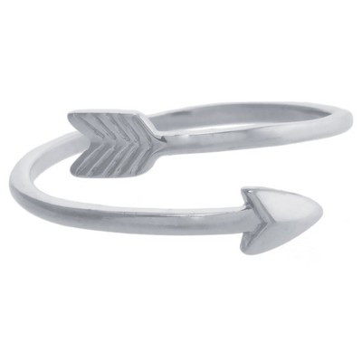 Women's Sterling Silver Open Arrow Ring - Size 6