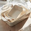 Kook Ceramic Baking Dishes, Set of 3 - 4 of 4