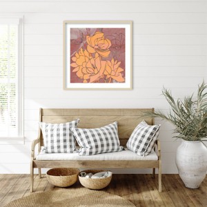 Amanti Art Abstract Pale Roses by Elena Ray Framed Wall Art Print - 1 of 4