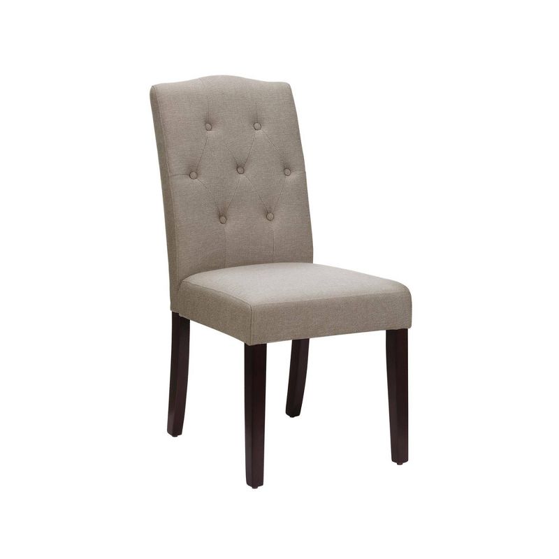 Karie Tufted Dining Chair Taupe - Room &#38; Joy, 4 of 9