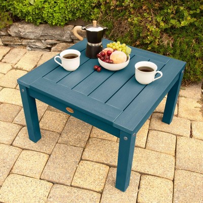 Nantucket Blue Adirondack Outdoor Side Table