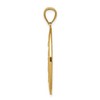 Black Bow Jewelry 14k Yellow Gold, Solid Oval Miraculous Medal Pendant - 2 of 4