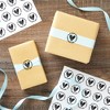 Bright Creations 250 Pack Heart Stickers, 1.25" Clear Vinyl Labels for Valentines Greeting Cards, Seals Envelope for Invites & Letters - 2 of 4