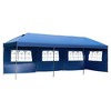 Whisen 10 x 30 Pop Up Canopy with Sidewalls, Outdoor Wedding Party Tent with Wheeled Bag - 4 of 4