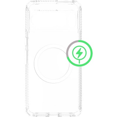 ITSkins Hybrid_R Clear Magsafe Case For Google Pixel 8 Pro Clear