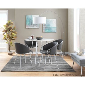 Claire Contemporary and Glam Dining Chair - LumiSource - 1 of 4