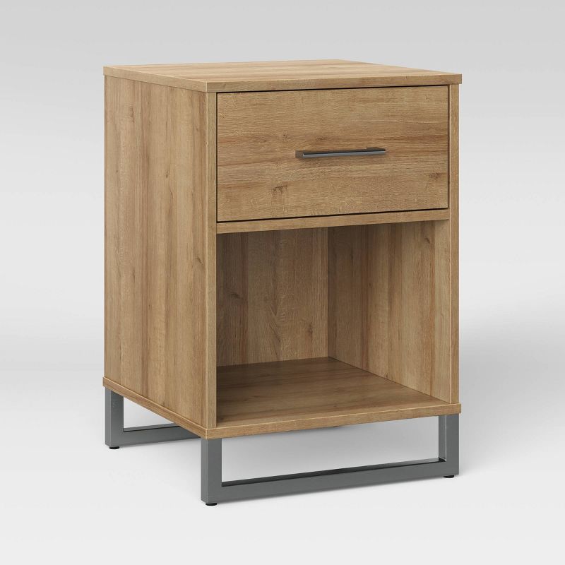 Mixed Material Nightstand - Room Essentials™, 4 of 13