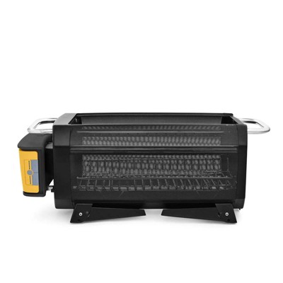 Portable Smokeless Wood and Charcoal Fire Pit with Grill