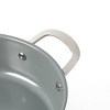 Martha Stewart 4qt Delaroux Stainless Steel Ceramic Nonstick Saute Pan with Lid: 13.5" Diameter, Oven-Safe, Silver - 4 of 4