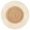 Oceana Two-Tone Boho Jute Circle - JONATHAN Y - image 2 of 4