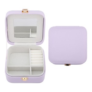 REGALWOVEN Mini Portable Compact Jewelry Box for Travel - 1 of 4
