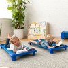 ECR4Kids Streamline Cot, Standard Size, Blue, 6-Pack - 4 of 4