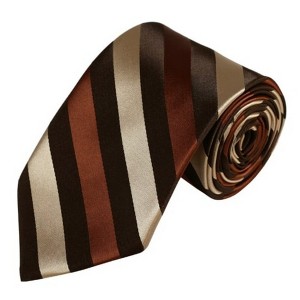 Men's Stripe 3.25 Inch Wide And 58 Inch Long Woven Neckties - 1 of 4